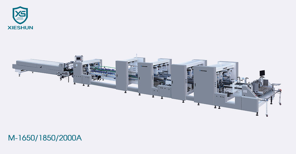 خط مستقیم خطی سنگین حمل و نقل پوشه موج دار Gluer